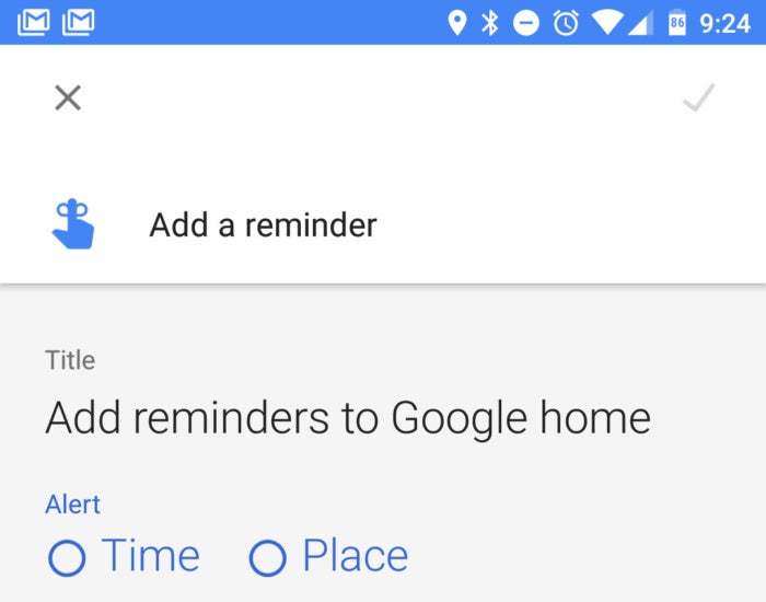 google home fixes reminders