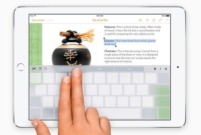 ios9 keyboard trackpad select text apple 700w