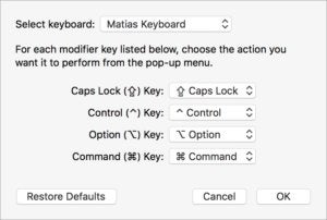 mac 911 change modifier keys