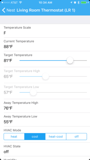 myhome plus nest thermostat