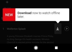 netflix offline