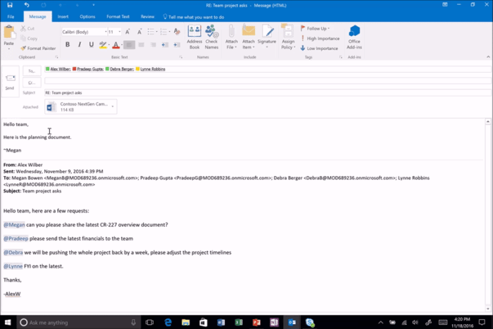 outlook real time onedrive gif