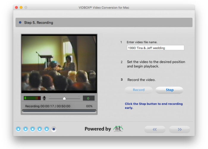 vidbox video conversion suite record in progress