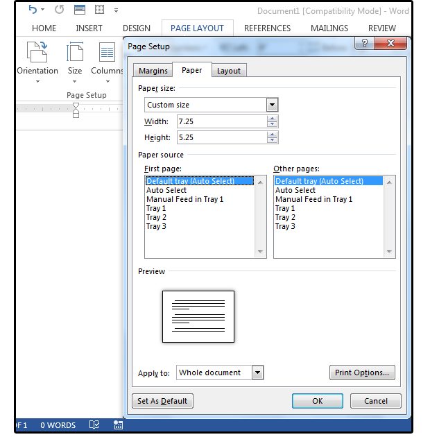 to wide change excel margins page in How and other holiday to to cards projects create Word use