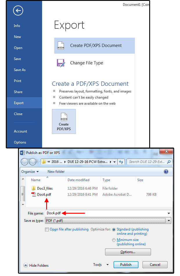 10 export file to a pdf