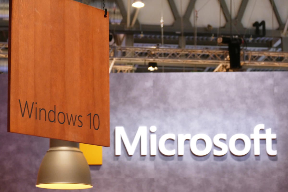 The Microsoft Windows sign.