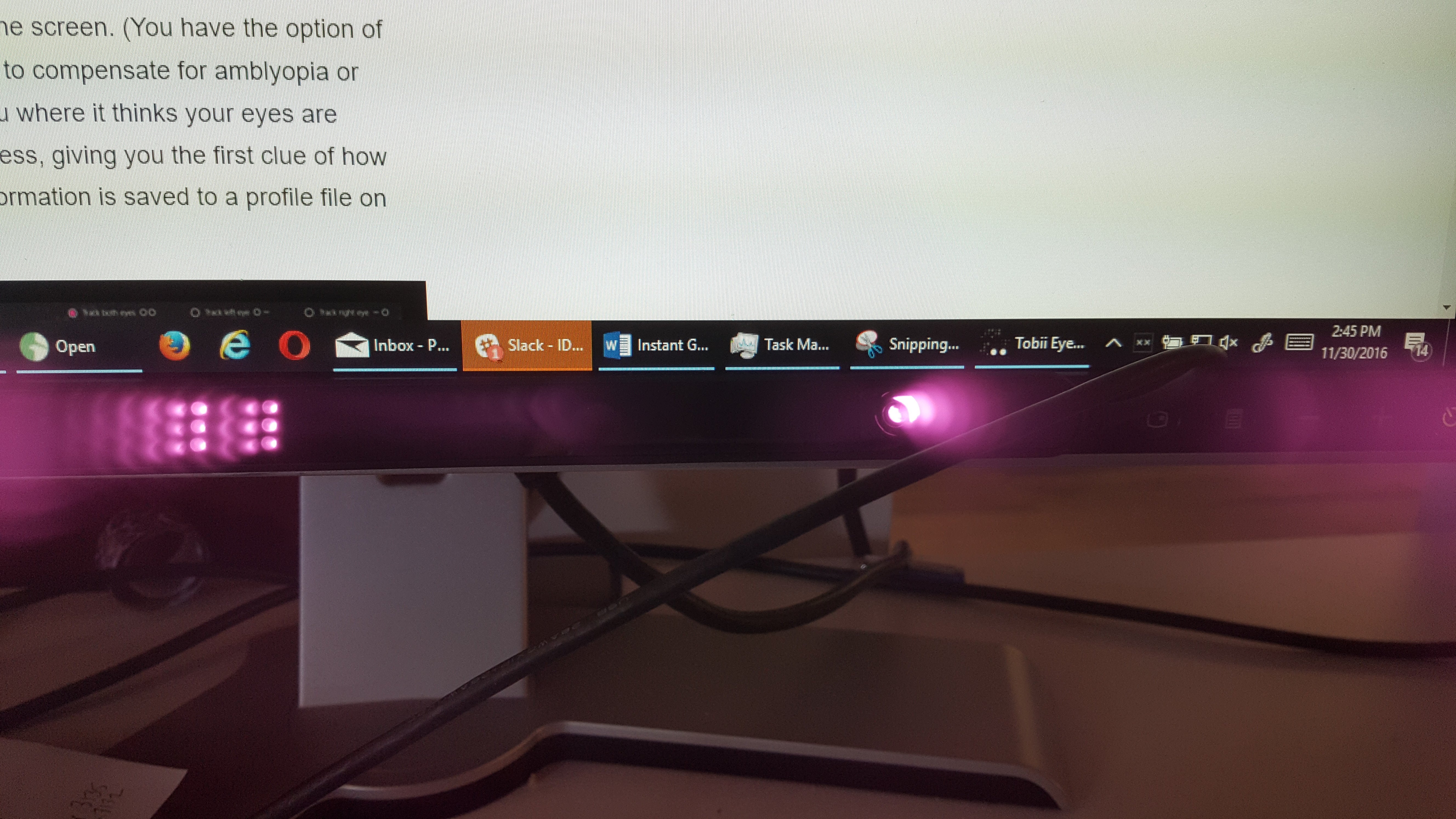 Tobii Eye Tracker 4c Hands On Mousing With Your Eyes Has Surprising Potential For Gaming Pcworld
