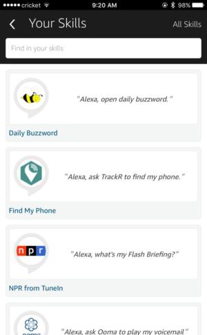 alexa skills