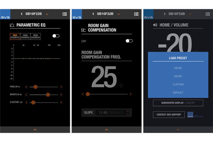 The iOS and Android app gives you the ability to harnass the full DSP power of the SB16-Ultra.