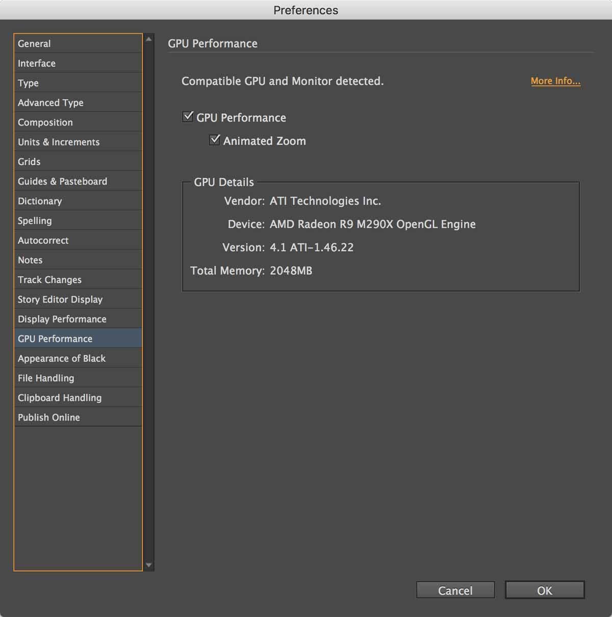 adobe indesign cc