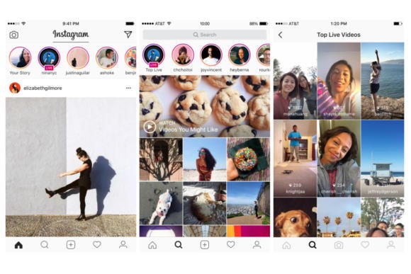 instagram stories live video ios app