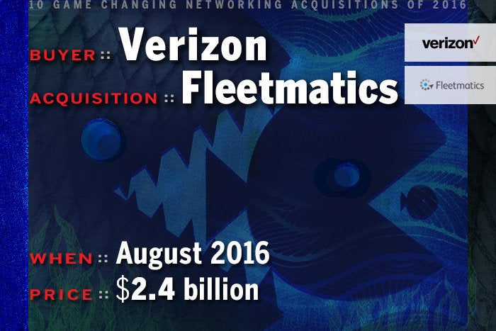 Verizon的排队Fleetmatics