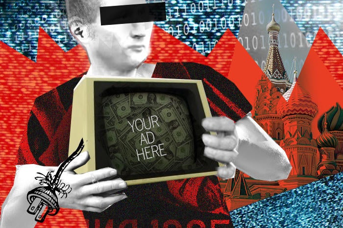 Russia hired internet trolls to spread fake news, a senator says.