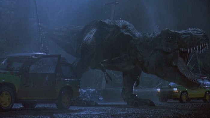 The T-Rex scene from Jurassic Park took on a heightened sense of realism with the SB16-Ultra.
