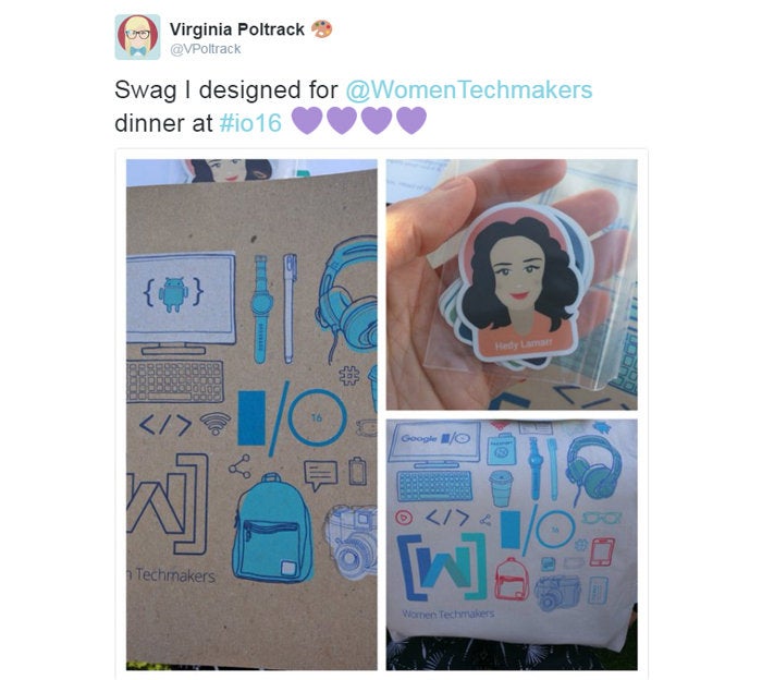 virginia poltrack google io swag