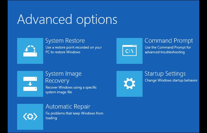 create windows 10 recovery usb in safe mode