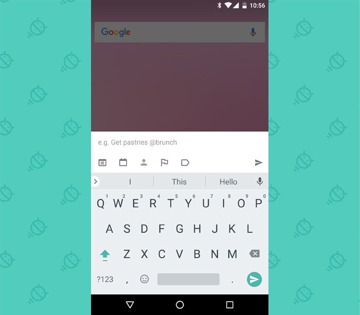 Android Nougat Quick Settings: Todoist