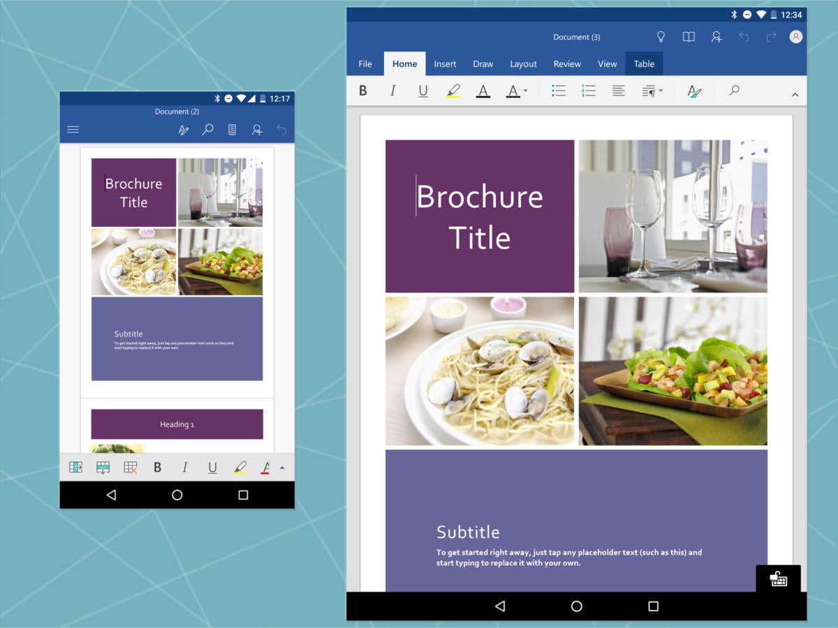 Android Office: Microsoft Word