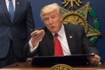 Trump stresses cybersecurity but postpones executive order