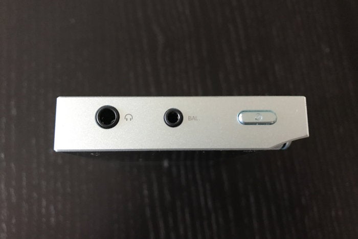 You have a choice of 3.5mm headphones or 2.5mm balanced headphone outputs.