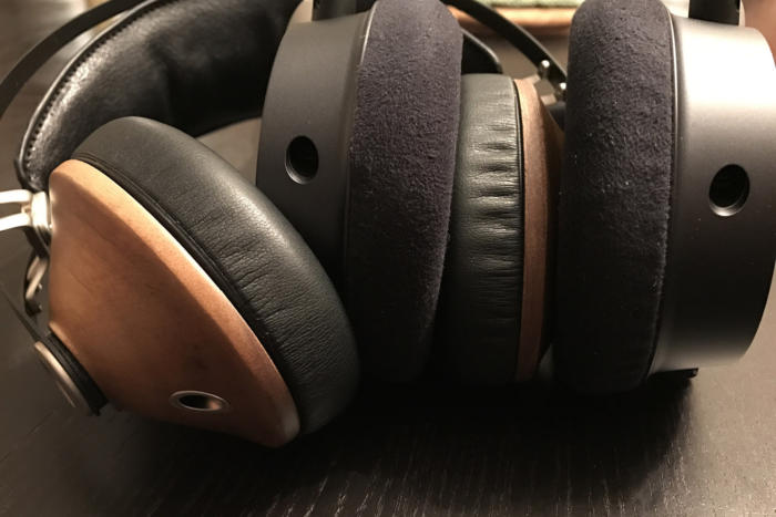 The Amiron Home's ear cups are audiophile-sized. For comparison, you can see they are significantly