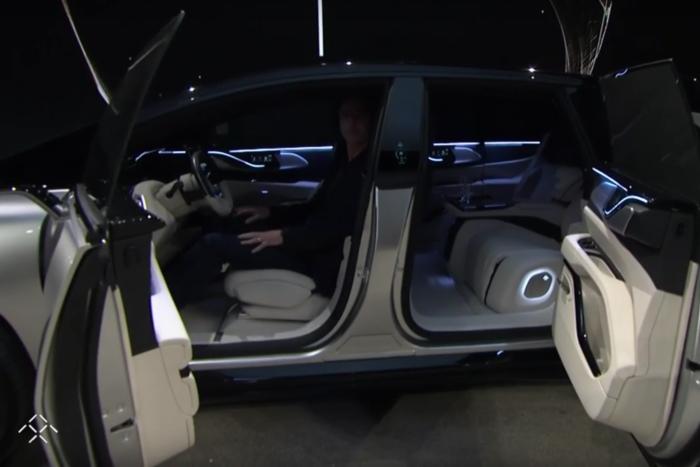 faraday future ff91 inside