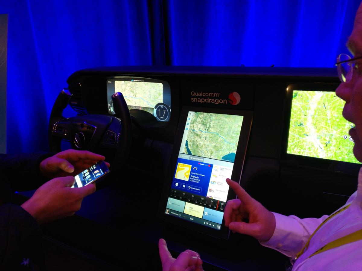 Qualcomm automobile display