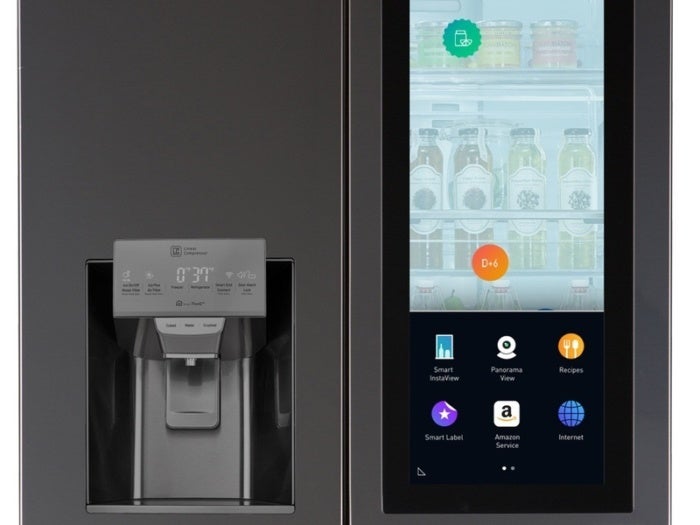 LG's new touchscreen refrigerator gets an assist from