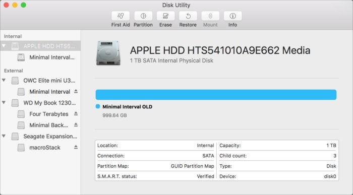 can mount hard drive mac disk utility