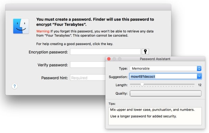 mac911 encrypt non startup drive