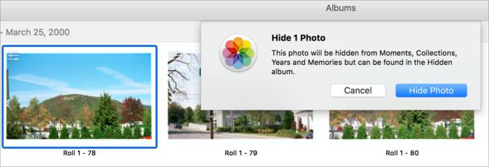 mac911 hide photos macos