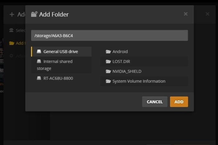 plex server on nvidia shield pro