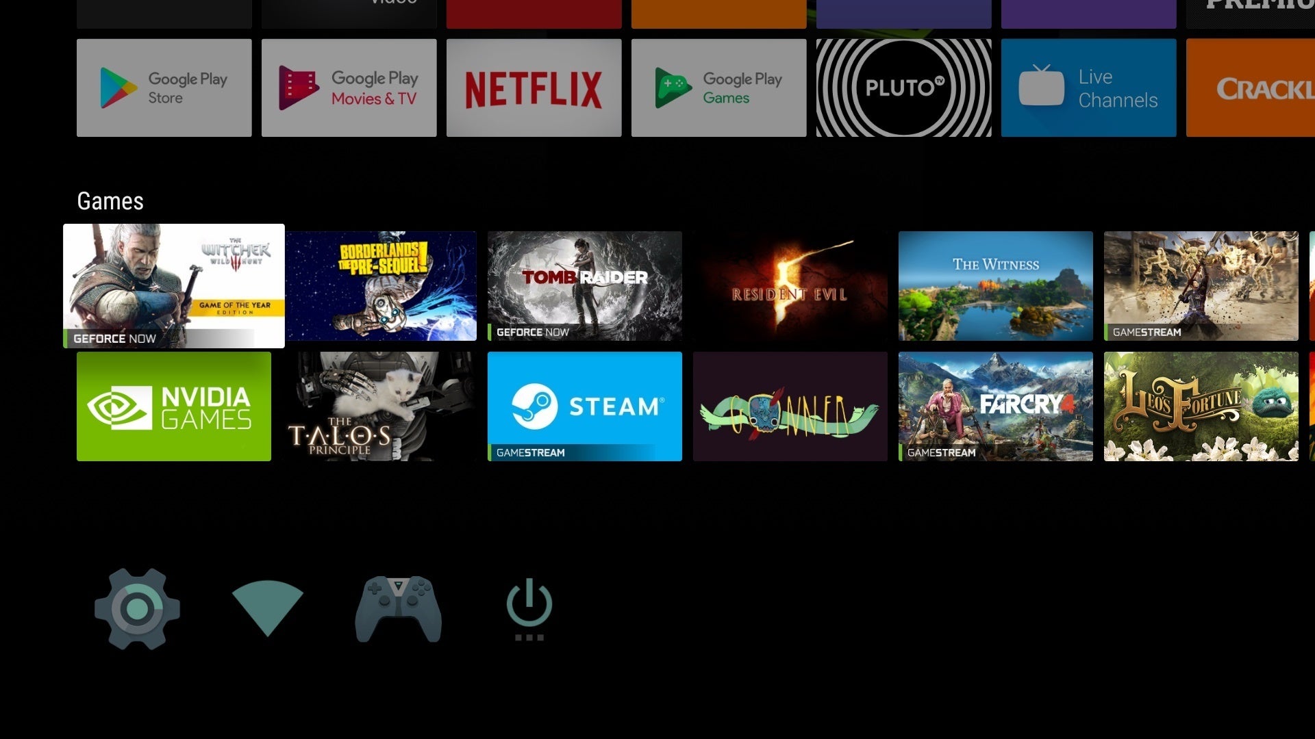 nvidia shield games