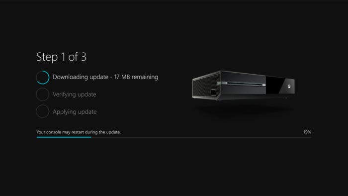 Creators Update system update xbox one