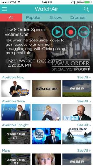 watchair iphone home screen