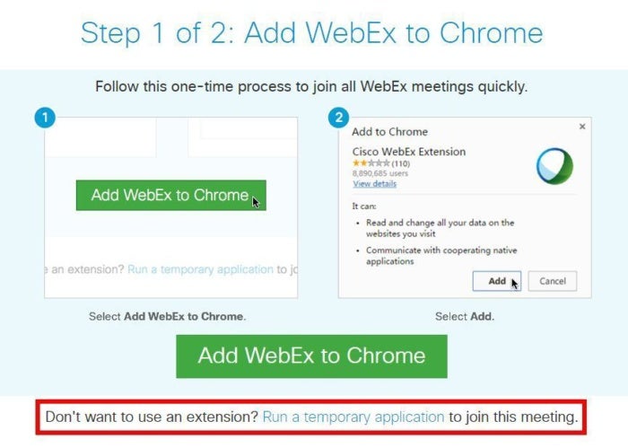 webex chrome or desktop app