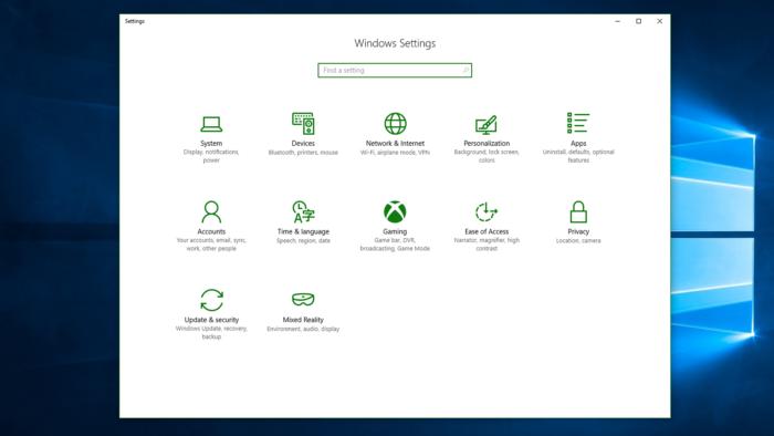 windows 10 pc gaming game settings