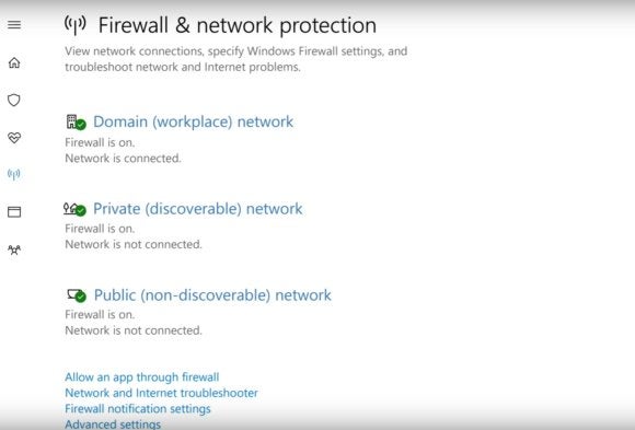 windows 10 windows defender firewall