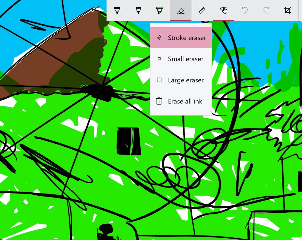 Windows 10 Windows墨水橡皮擦