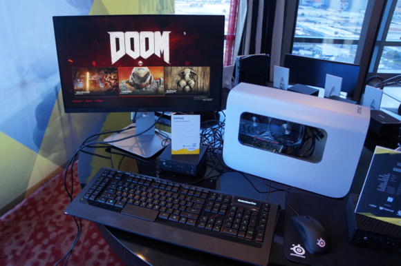 zotac mini pc gpu enclosure doom