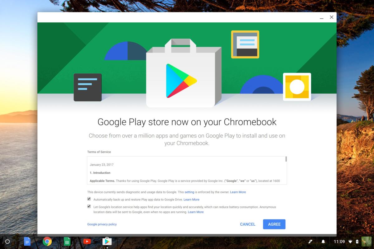 google play store chromebook