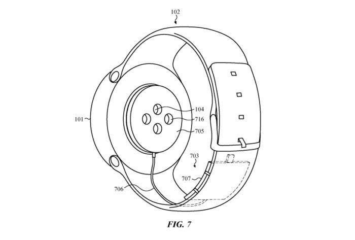 apple watch charging band patent