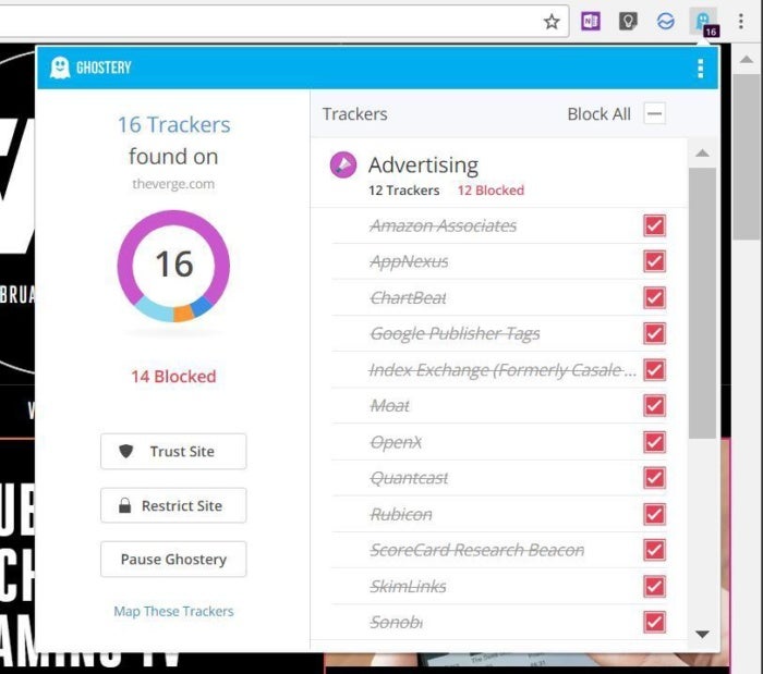 ghostery trackers