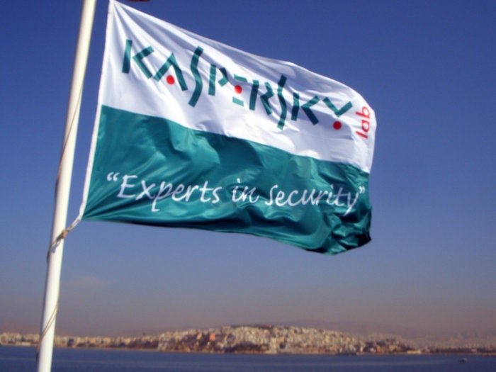 kaspersky logo flag