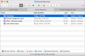 mac911 saved searches folder