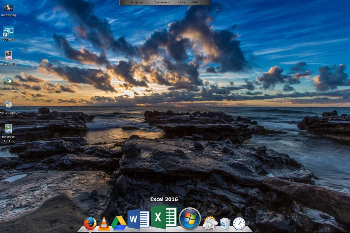 mac os top bar for windows 10