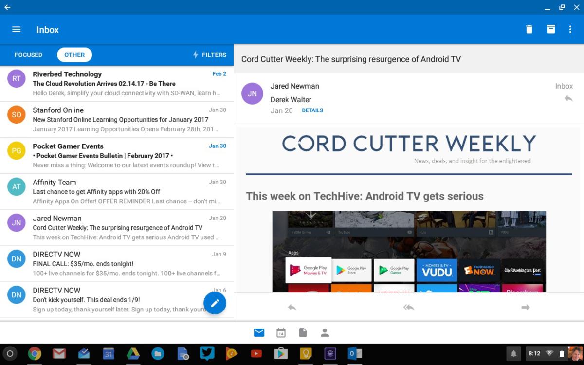 outlook android