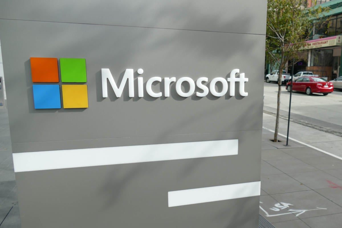 Microsoft signage San Francisco
