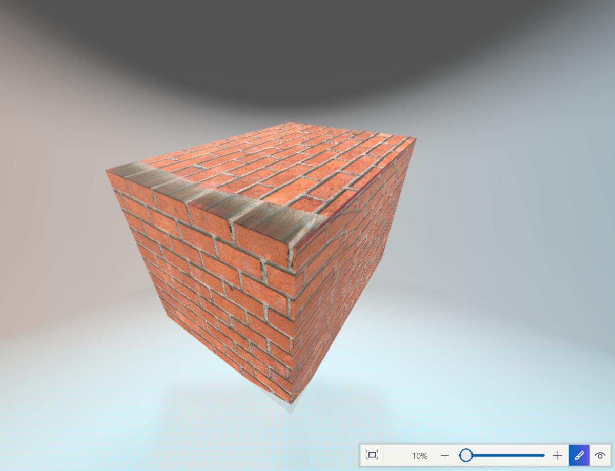 paint3d brick texture Microsoft