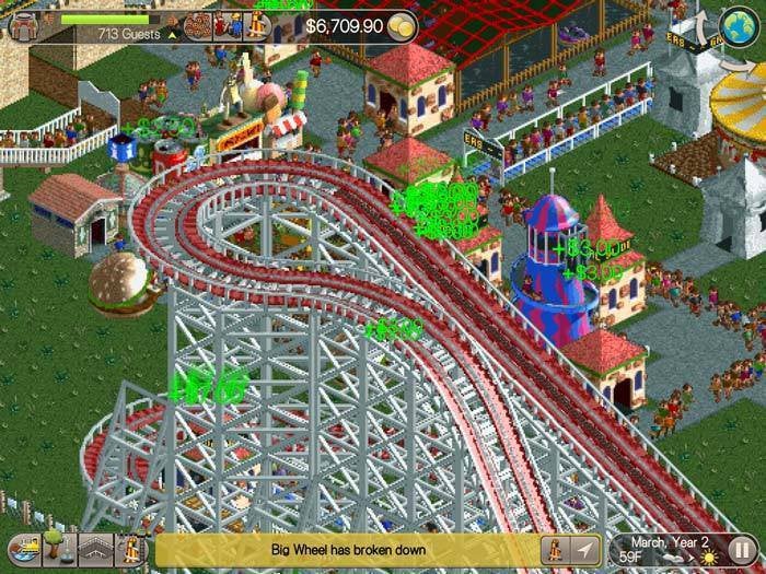 Roller Coaster Tycoon Classic review: Amusement park simulator a ton of ...